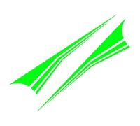 AALXF Vinilos Adhesivos Laterales para Volvo V70 2000-2007, Calcomanía de Rayas Modificado, Pegatinas Falda Deportiva, Decoración Exterior Coche, Juego de 2 Piezas DIY,D-Green