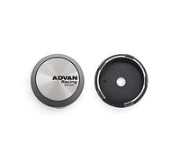 AAmron 4 tapacubos para Rueda de Coche Advan Racing, 60 mm/2.36 Pulgadas de diámetro Exterior y 59 mm/2.32 Pulgadas de diámetro Interior, ABS, Resistentes al Polvo y al óxido.2026,OneSize-D