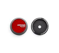 AAmron 4 tapacubos para Rueda de Coche Advan Racing, 60 mm/2.36 Pulgadas de diámetro Exterior y 59 mm/2.32 Pulgadas de diámetro Interior, ABS, Resistentes al Polvo y al óxido.2026,OneSize-E