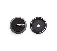 AAmron 4 tapacubos para Rueda de Coche Advan Racing, 60 mm/2.36 Pulgadas de diámetro Exterior y 59 mm/2.32 Pulgadas de diámetro Interior, ABS, Resistentes al Polvo y al óxido.2026,OneSize-A