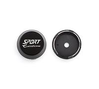 AAmron 4 tapacubos para Rueda de Coche Sport Edition, 60 mm/2.36 Pulgadas de diámetro Exterior y 59 mm/2.32 Pulgadas de diámetro Interior, ABS, Resistentes al Polvo y al óxido.2026,OneSize-B