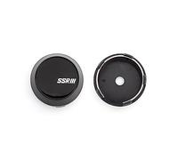 AAmron 4 tapacubos para Rueda de Coche SSR, 60 mm/2.36 Pulgadas de diámetro Exterior y 59 mm/2.32 Pulgadas de diámetro Interior, ABS, Resistentes al Polvo y al óxido.,OneSize-B