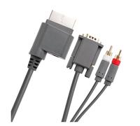 AANAN VGA Cable 1.8m, Generic HD Link Compatible with 360 Console - Video Output Cord with Audio For Old Monitor/Projector