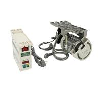 Aangeebone Motor eléctrico de máquina de coser de 600 W, 220 V, máquina de coser industrial, servomotor de ahorro de energía, con motor de embrague, velocidad (400-4500 r/min), para cualquier tipo de