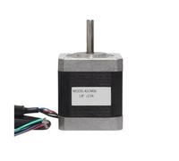 AANNAA Motor Paso a Paso 42CM06: par de retención de 0,6 NM, bifásico, 4 Cables, tamaño de Eje de 5 m for un posicionamiento preciso