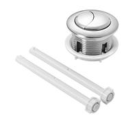 AANNAA Reemplazo de botón pulsador for Tanque de Inodoro de Doble Descarga de 114 mm - Botón de Descarga de Inodoro de plástico Duradero, 1 Pieza