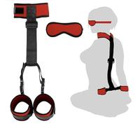 Aaobor Juego de bandas de resistencia Pilates - Ajuste trasero (rojo)