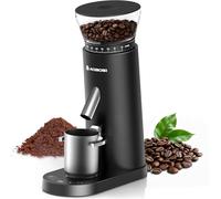AAOBOSI Molinillo de café eléctrico inalámbrico, 60 niveles de molienda, antiestático, temporizador digital, recargable por USB-C, para espresso a prensa francesa, ideal para viajes y camping