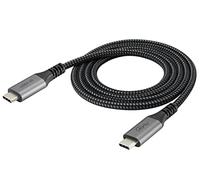 AAOTOKK Cable USB Transferencia de Datos de 40Gbps Cable USB tipo C Macho a USB C(20V,5A) Soporte de Carga Monitor único Doble 4K/5K 60Hz Thunderbolt 3 para Hub, Apollo,MacBook,Dell(1,2M/4Pies)