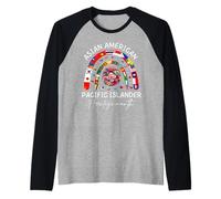 AAPI Mes de la Herencia Asiática Americana e Isla del Pacífico 2024 Camiseta Manga Raglan