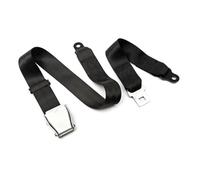 AAPIE Extensión de cinturón de seguridad de dos puntos para avión, extensor de cinturón de seguridad de coche, diseño de rayas, hebilla de cinturón de seguridad de aviación