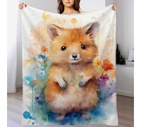 AAPZY Manta De Forro Polar con Estampado De Quokka 3D, Cómoda, Cálida, Suave, Acogedora, Manta De Forro Polar, Manta Flannel, Manta De TV Cómoda De Regalo （140×180cm）