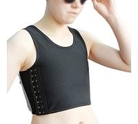 AAREHA Sujetador Sujetador de Pecho Sujetador de Pecho Banda Elástica Colores Sujetador de Pecho Camiseta de Tirantes Sujetador de Compresión Sujetador de Pecho (Color : Black, Size : S)