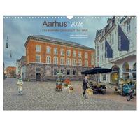 AARHUS, die kleinste Großstadt der Welt (Wandkalender 2026 DIN A3 quer), CALVENDO Monatskalender: Aarhus ist Dänemarks zweitgrößte Stadt und ist von ... von Seen im Westen und dem Meer im Osten