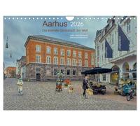 AARHUS, die kleinste Großstadt der Welt (Wandkalender 2026 DIN A4 quer), CALVENDO Monatskalender: Aarhus ist Dänemarks zweitgrößte Stadt und ist von ... von Seen im Westen und dem Meer im Osten