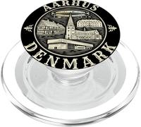Aarhus Dinamarca Viaje Souvenir City Gift PopSockets PopGrip para MagSafe