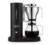 aarke Cafetera de filtro - Cafetera eléctrica, jarra de vidrio, función de mantenimiento de temperatura, capacidad de 10 tazas, 250 ml - 1.25L, diseño moderno. Negro mate
