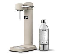 Aarke Carbonator 3, Máquina para hacer Agua con Gas en Acero Inoxidable, incluye Botella 800ml, Edición Especial Sand