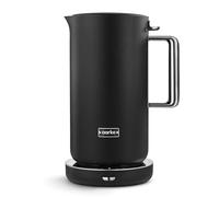 Aarke Hervidor de agua de acero inoxidable negro mate - Hervidor eléctrico de 1,2 L, múltiples ajustes de temperatura, base giratoria de 360°, cocción silenciosa, boquilla antigoteo