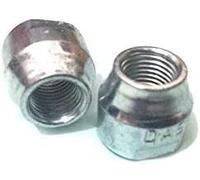 AARNAV - Arandela de cono o rosca para eje de bicicleta, eje de rueda para eje de 3/8 pulgadas, tuerca cónica de cubo trasero para tuercas de eje delantero/trasero y cubo de bicicleta, color plateado