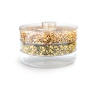 AARNAV Germinador de germinación con 3 compartimentos para uso múltiple, germinador para granos, semillas, chhole, chana, frijoles, brotes orgánicos (3) - Mediano