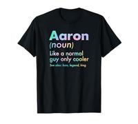 Aaron como un Chico Normal Solo Cool Legend King Nombre Camiseta