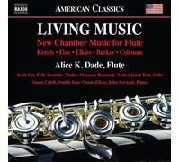 Aaron Jay Kerni Living Music - New Chamber Music for Flut (CD) (Importación USA)