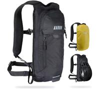 AARON Mochila pequeña y de esquí, mochila de bicicleta de montaña de 8 l, impermeable con protección contra la lluvia, mochila de senderismo pequeña para hombre y mujer
