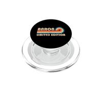 Aaron Name 80s 90s Funny Retro Vintage Birthday PopSockets PopGrip para MagSafe