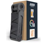 AARON Premium - Candado plegable para bicicleta (nivel 18), diseño de bloqueo de alta seguridad patentado con soporte para bicicleta eléctrica, bicicleta de carretera, motocicleta, MTB