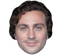 Aaron Taylor-Johnson (Stubble) Mascaras de personajes famosos, caras de carton