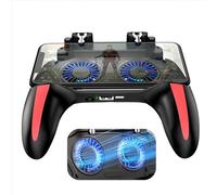 AARONMEI H10 - Mando de juego móvil de 4 dedos con radiador, palanca de mando para iOS y Android, accesorios de juegos (conexión USB)