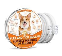 Aarovibe Collar Antiparasitario Perros, Fórmula Natural Segura, Ajustable e Material Impermeable, 65cm Adecuado para Todas Las Tallas de Perros, Protección 12 Meses (2 Pack)
