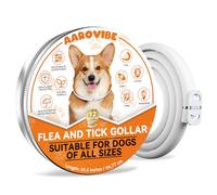 Aarovibe Collar Antiparasitario Perros, Fórmula Natural Segura, Ajustable e Material Impermeable, 65cm Adecuado para Todas Las Tallas de Perros, Protección 12 Meses (1 Pack)