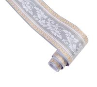 Aartner 10 m x 12 cm Cenefa de papel pintado, Borde de papel pintado de PVC impermeable autoadhesivo, Cenefa autoadhesiva decorativa para azulejos, pegatinas para armario de cocina, cenefa decorativa