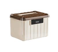 Aartner Caja de medicamentos con cerradura, 2 capas con cerradura, caja de almacenamiento con compartimentos, caja de botiquín casero, caja para teléfono móvil, armario de medicamentos con cerradura