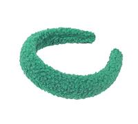 aaSccex Diadema de lana de cordero con nudos para el cabello, accesorios para el cabello, diadema para el sudor, para correr (A, talla única)