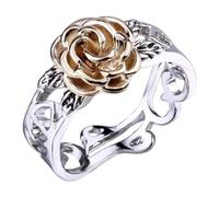 aaSccex Esposas Anillos Anillo ligero Anillo de regalo Anillo de aleación Accesorios Banda Anillos, 10, Metal, Ninguna piedra preciosa