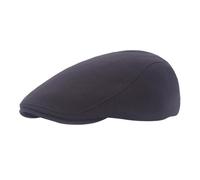 aaSccex Gorra con visera de vela 1 pieza de gorro de globo para hombre, algodón, suave, ajuste, gorra cabbie, gorra para hombre, gorra de visera para hombre, talla 51, Negro , Talla única