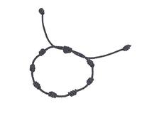 aaSccex Pulsera de 17 cm de cuerda anudada para amantes pulsera roja tejida a mano tamaño ajustable pulseras pulsera para carta, talla única, Tela, No es una piedra preciosa