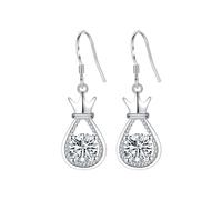 aaSccex tornillo pegamento conjuntos kits gotita de agua, corona de amor, largo colgante para las mujeres Herramientas hilo pegamento joyería, talla única, Metal, Sin piedra preciosa