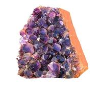 Aashita Creations Amethyst Cluster crystal raw Healing cluster Reiki stone (200 Gram Piece)