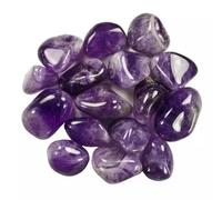 Aashita Creations Amethyst Pebbles Tumbles Stone for Vastu Feng Shui Reiki Crystal Chakra Healing Meditation (100 Grams100% Natural & Original Crystal)