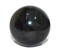 Aashita Creations Black Obsidian Ball Size - (25mm - 38 mm) 1-1.5 inch Natural Chakra Balancing Healing Crystal Stone