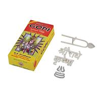 Aashita Creations - Juego de sellos de madera Gopi Chandan, 40 g, con Krishna, Trishul, Shri Radhe, simple, Tilak