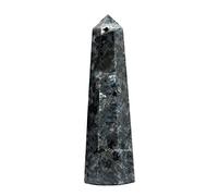 Aashita Creations Larvikite Crystal Tower Obelisk Point for Chakra, Healing and Balancing - AAA Grade Original Certified Gemstone Agate for Reiki Meditation Yoga Spiritual (2-3 Inches)