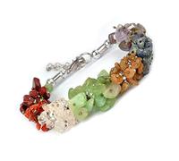 Aashita Creations Multicolour Natural Crystal Stone Healing Bracelet for Women