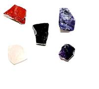 Aashita Creations Natural Amethyst Black Tourmaline Citrine Clear Quartz Rose Quartz Green Aventurine Selenite Sodalite Labradorite Healing Crystal_1002