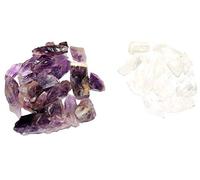 Aashita Creations Natural Amethyst Black Tourmaline Citrine Clear Quartz Rose Quartz Green Aventurine Selenite Sodalite Labradorite Healing Crystal_1004