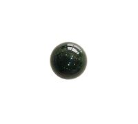 Aashita Creations Natural Bloodstone Mini Sphere Ball, 30mm Pocket Mini Crystal Sphere Ball for Reiki Healing 25-30 Gm Approx,Green